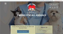 Desktop Screenshot of centralanimalhosp.com